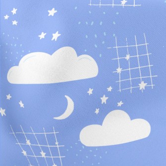 Hand Drawn Stars In The Night  Stretch Ponte