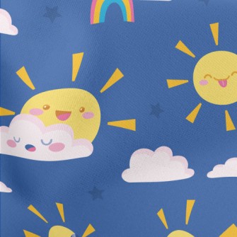 Happy Cartoon Sun Stretch Ponte