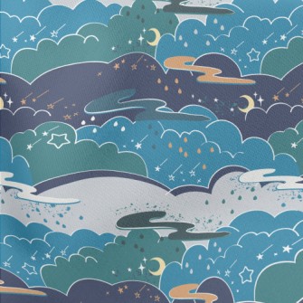 Magic Fairy Tale Night Sky Stretch Ponte