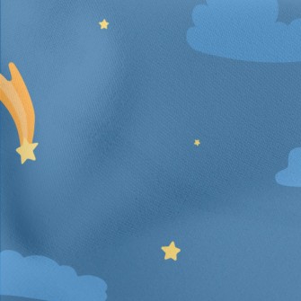 Cute Night Shooting Star Stretch Ponte