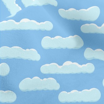 Long Cartoon Cloud Micro Fleece