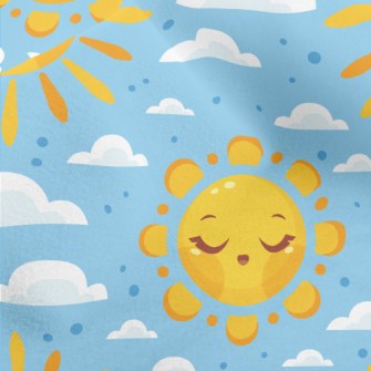 Cute Cartoon Sun Micro Fleece