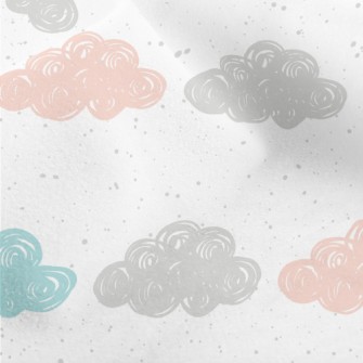 Three Color Cloud Graffiti Micro Fleece