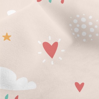 Shooting Stars And Rainbows Micro Fleece