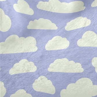 Blue Sky With Clouds Minky
