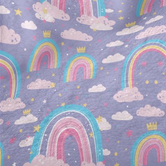 Fantasy Crown Rainbow Minky