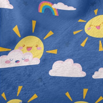 Happy Cartoon Sun Minky