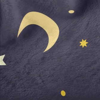 Cartoon Stars And Moon Minky