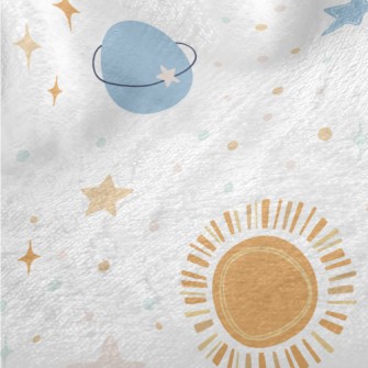 Beautiful Graffiti Starry Sky Minky