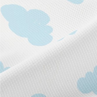 Light Blue Clouds Piqué