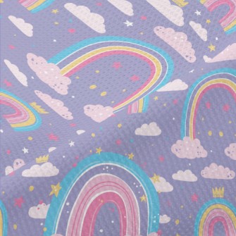 Fantasy Crown Rainbow Piqué