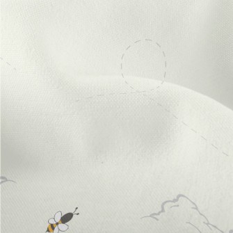 Cute Flying Bee Lightweight Performance Linen