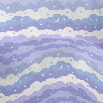 Magic Purple Night Sky Lightweight Performance Linen