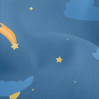 Cute Night Shooting Star Lightweight Performance Linen