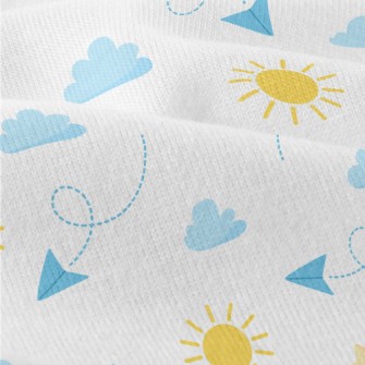 Paper Airplane And Sky Modern Jersey