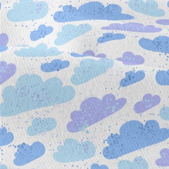 Blue Purple Clouds Modern Jersey