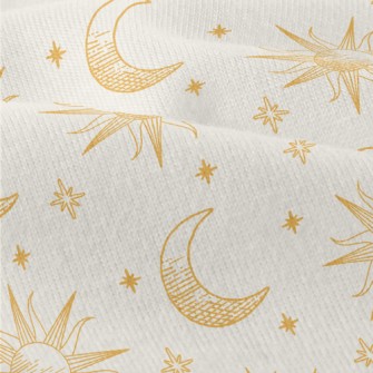Hand Drawn Sun And Moon Symbol Modern Jersey