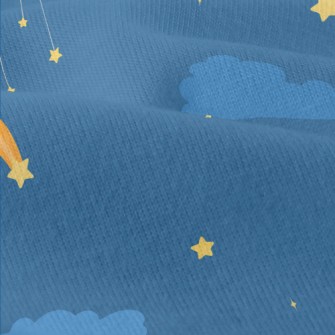 Cute Night Shooting Star Modern Jersey