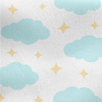 Fairy Tale Cute Starry Sky Jersey Backed Fleece