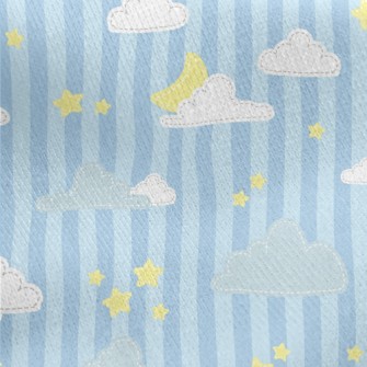 Star Theme Patch Jersey Backed Fleece