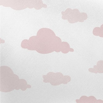 Cute Pink Clouds Pongee