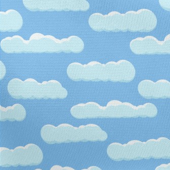 Long Cartoon Cloud Pongee