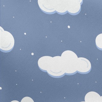 Cartoon Snowy Sky Pongee