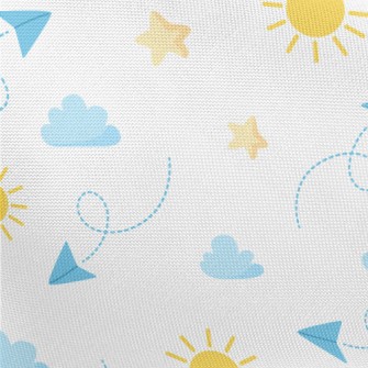 Paper Airplane And Sky Pongee