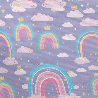 Fantasy Crown Rainbow Pongee