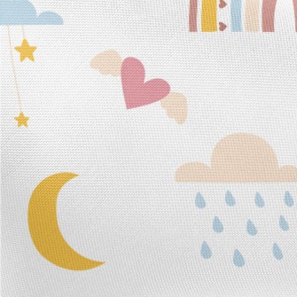 Fairytale Love Rainbow Pongee