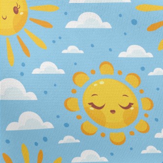 Cute Cartoon Sun Pongee