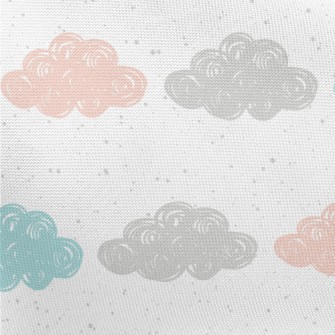 Three Color Cloud Graffiti Pongee