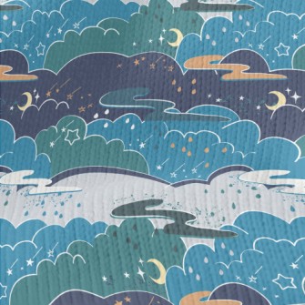 Magic Fairy Tale Night Sky Stretch Jersey