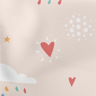 Shooting Stars And Rainbows Lightweight Cotton Poplin