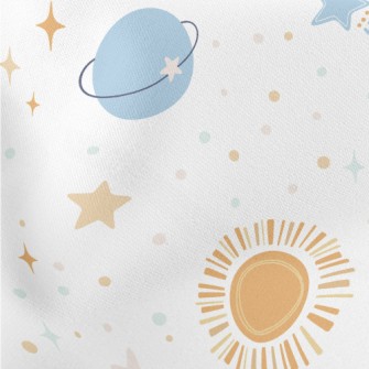 Beautiful Graffiti Starry Sky Lightweight Cotton Poplin
