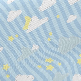 Star Theme Patch Midweight Cotton Poplin