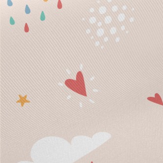 Shooting Stars And Rainbows Midweight Cotton Poplin