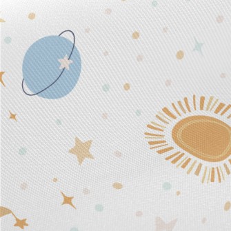 Beautiful Graffiti Starry Sky Midweight Cotton Poplin
