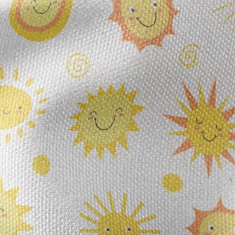 Sun With Changeable Expression Waterproof Canvas