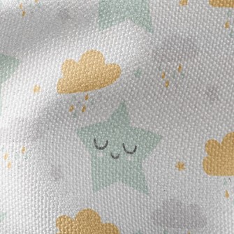 Stars And Clouds Waterproof Canvas