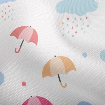 Rainbow Raindrop Umbrella Dobby