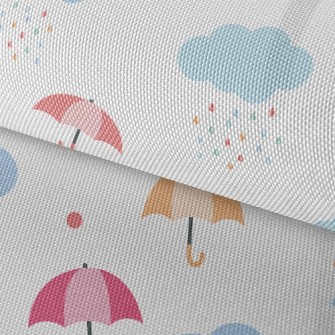 Rainbow Raindrop Umbrella Waterproof Oxford
