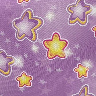 Shiny Colorful Stars Twill