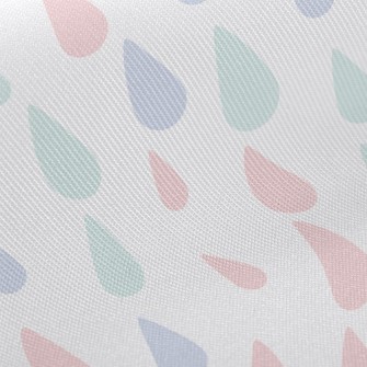 Pink Raindrops Twill