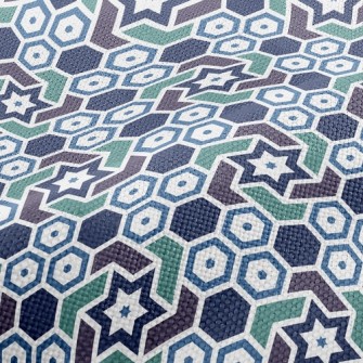 Hexagonal Star Performance Linen