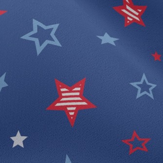 American Flag Stars Chiffon