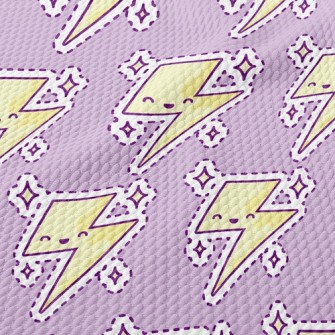Smiley Lightning Birdseye Piqué