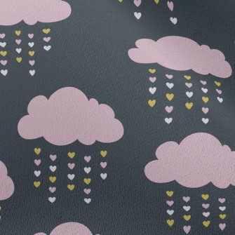 Pink Clouds Love Rain Chiffon