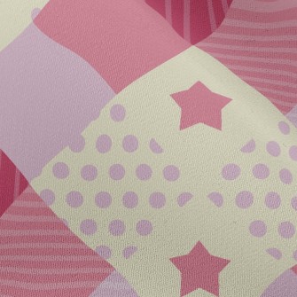 Star Interlaced Grid Chiffon