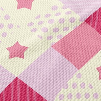 Star Interlaced Grid Birdseye Piqué